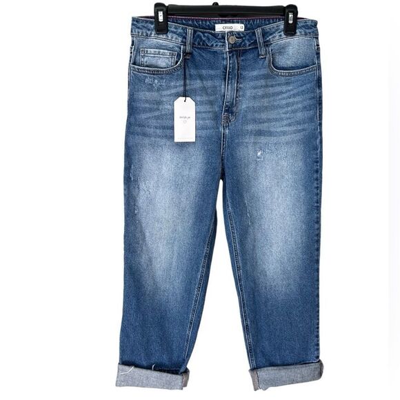 Cello high waist rolled bottom jeans size 13 - Picture 2 of 16